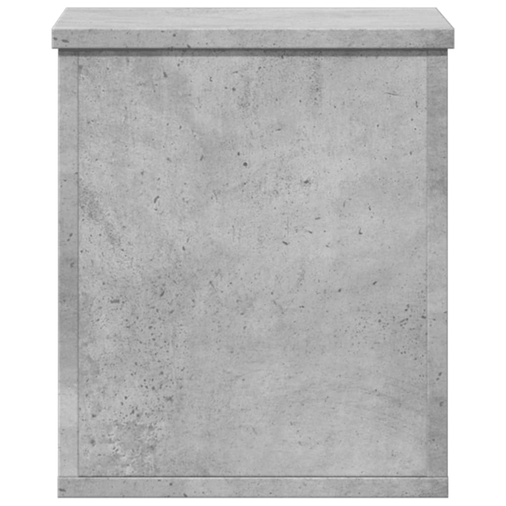 Storage Box Concrete Grey 30x35x35 cm Engineered Wood