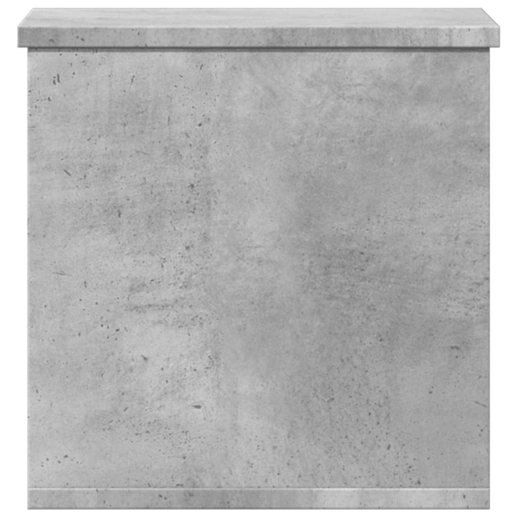 Storage Box Concrete Grey 30x35x35 cm Engineered Wood