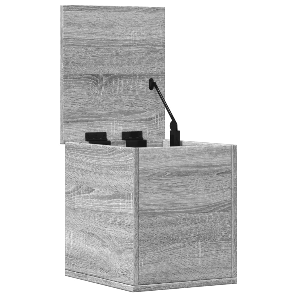 Storage Box Grey Sonoma 30x35x35 cm Engineered Wood