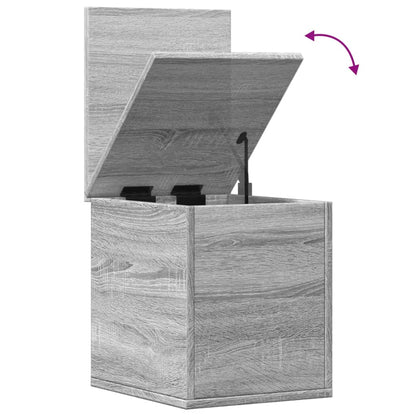 Storage Box Grey Sonoma 30x35x35 cm Engineered Wood