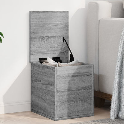 Storage Box Grey Sonoma 30x35x35 cm Engineered Wood