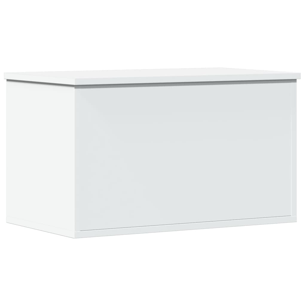 Storage Box White 60x35x35 cm Engineered Wood