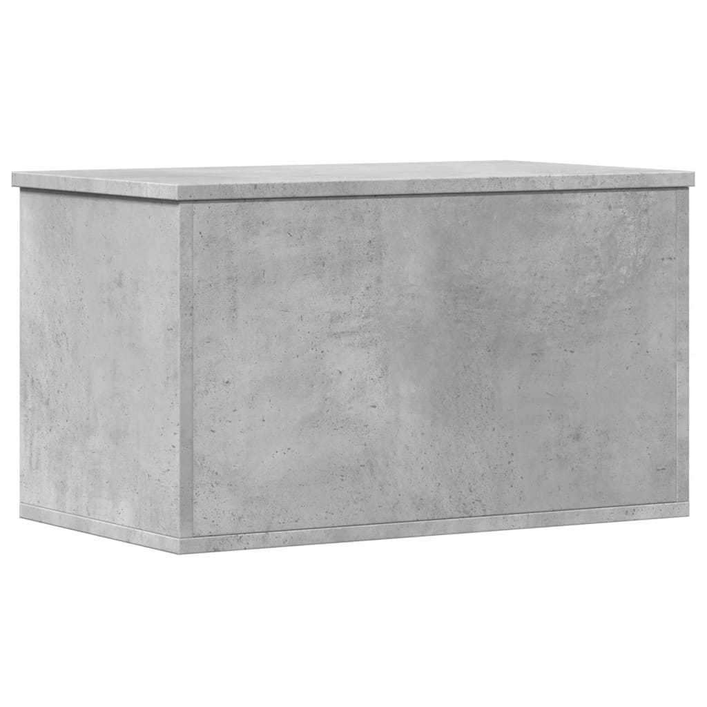 Storage Box Concrete Grey 60x35x35 cm Engineered Wood