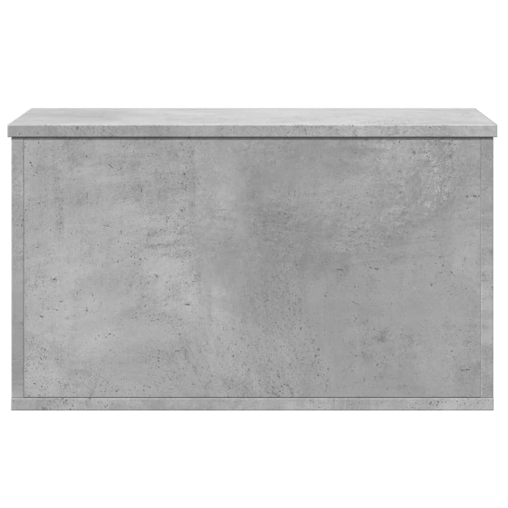 Storage Box Concrete Grey 60x35x35 cm Engineered Wood