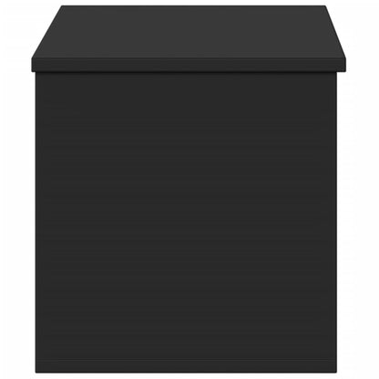 Storage Box Black 90x35x35 cm Engineered Wood