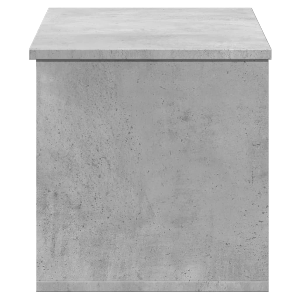 Storage Box Concrete Grey 90x35x35 cm Engineered Wood