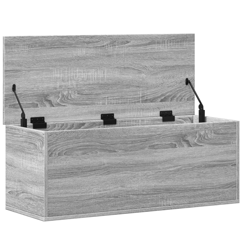 Storage Box Grey Sonoma 90x35x35 cm Engineered Wood