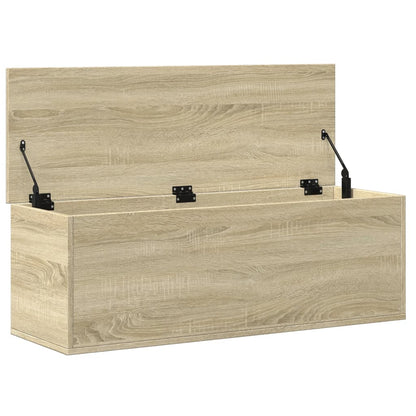 Storage Box Sonoma Oak 102x35x35 cm Engineered Wood