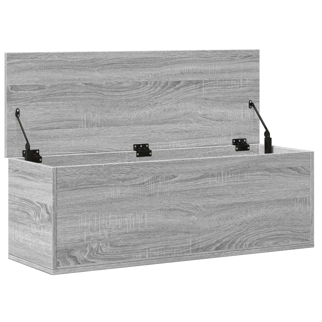 Storage Box Grey Sonoma 102x35x35 cm Engineered Wood