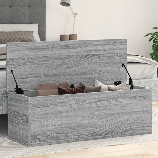 Storage Box Grey Sonoma 102x35x35 cm Engineered Wood