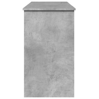 Dressing Table with Mirror Concrete Grey 100x45x76 cm