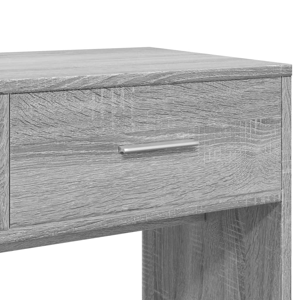 Dressing Table with Mirror Grey Sonoma 80x39x80 cm