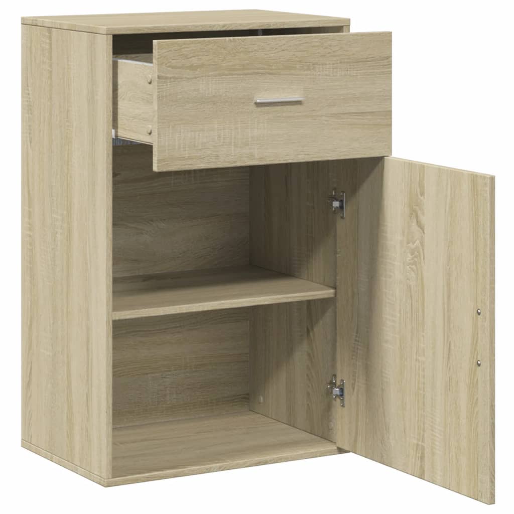 Storage Cabinet Sonoma Oak 56.5x39x90 cm Engineered Wood