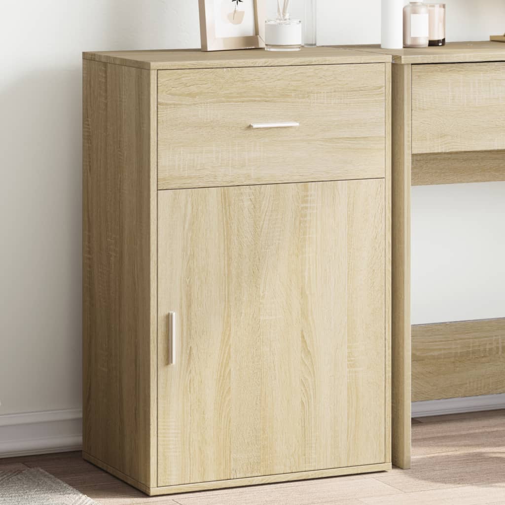 Storage Cabinet Sonoma Oak 56.5x39x90 cm Engineered Wood