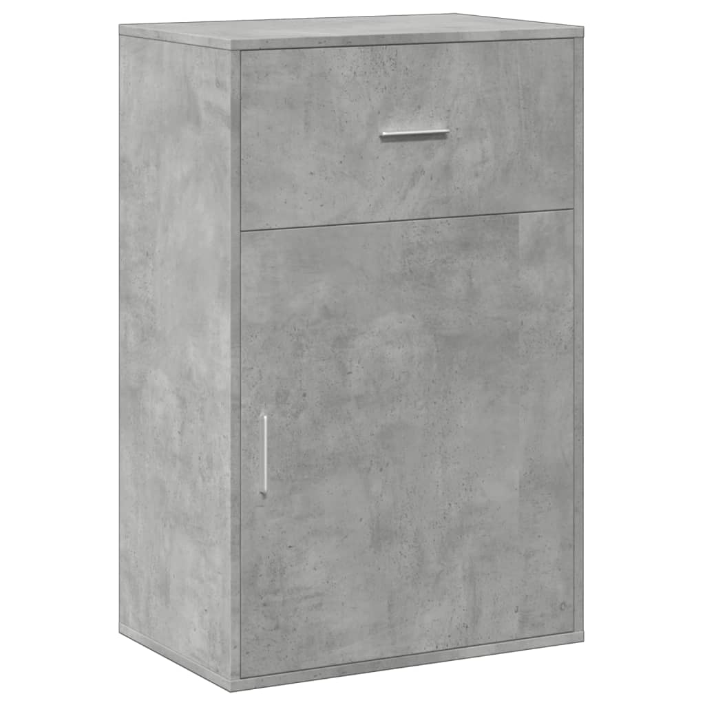 Storage Cabinet Concrete Grey 56.5x39x90 cm Engineered Wood