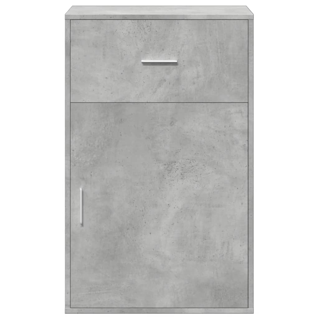 Storage Cabinet Concrete Grey 56.5x39x90 cm Engineered Wood