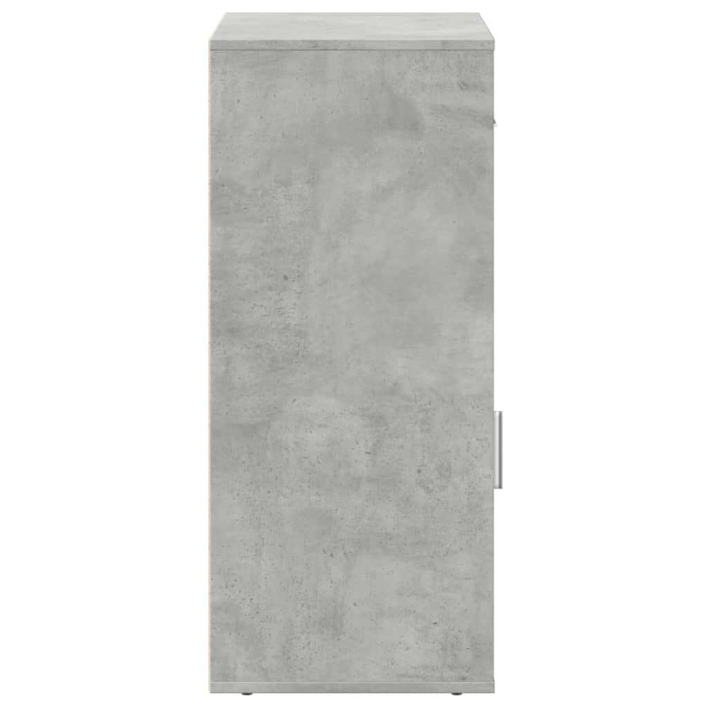 Storage Cabinet Concrete Grey 56.5x39x90 cm Engineered Wood