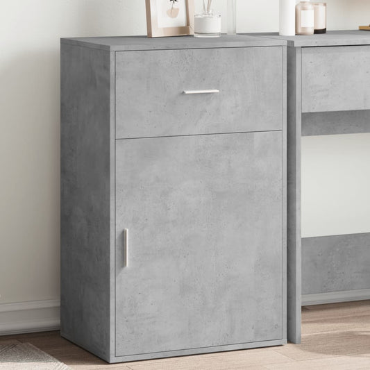 Storage Cabinet Concrete Grey 56.5x39x90 cm Engineered Wood