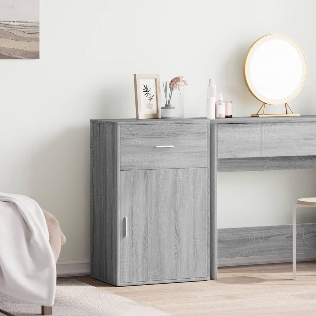 Storage Cabinet Grey Sonoma 56.5x39x90 cm Engineered Wood