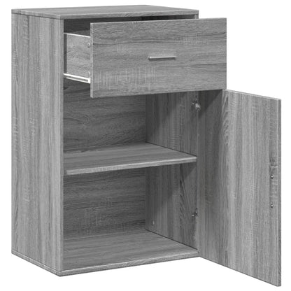 Storage Cabinet Grey Sonoma 56.5x39x90 cm Engineered Wood