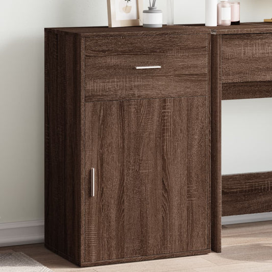 Storage Cabinet Brown Oak 56.5x39x90 cm Engineered Wood