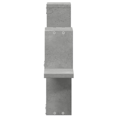 Wall Shelf Concrete Grey 104.5x10x43 cm Engineered Wood