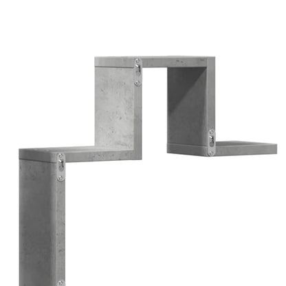 Wall Shelf Concrete Grey 104.5x10x43 cm Engineered Wood