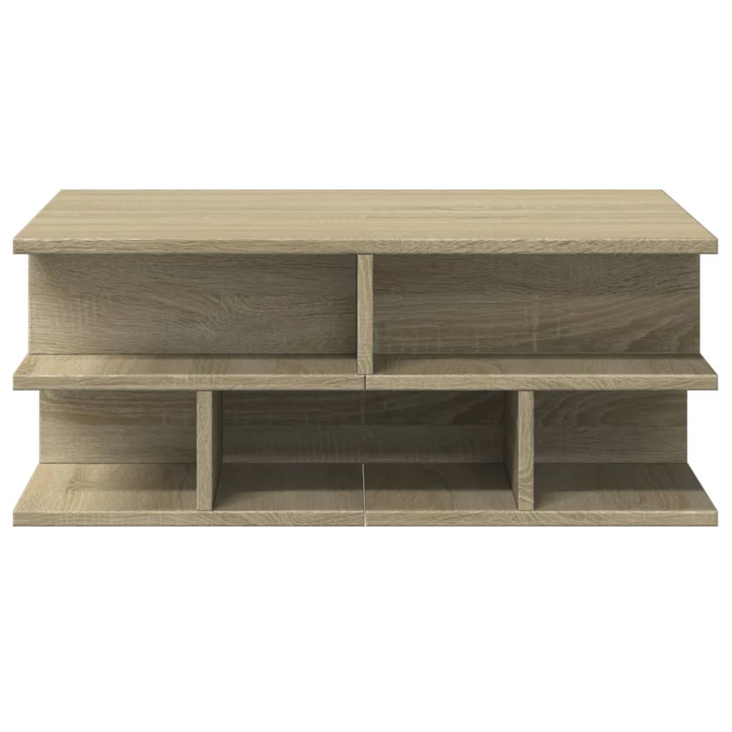 Coffee Table Sonoma Oak 70x70x29 cm Engineered Wood