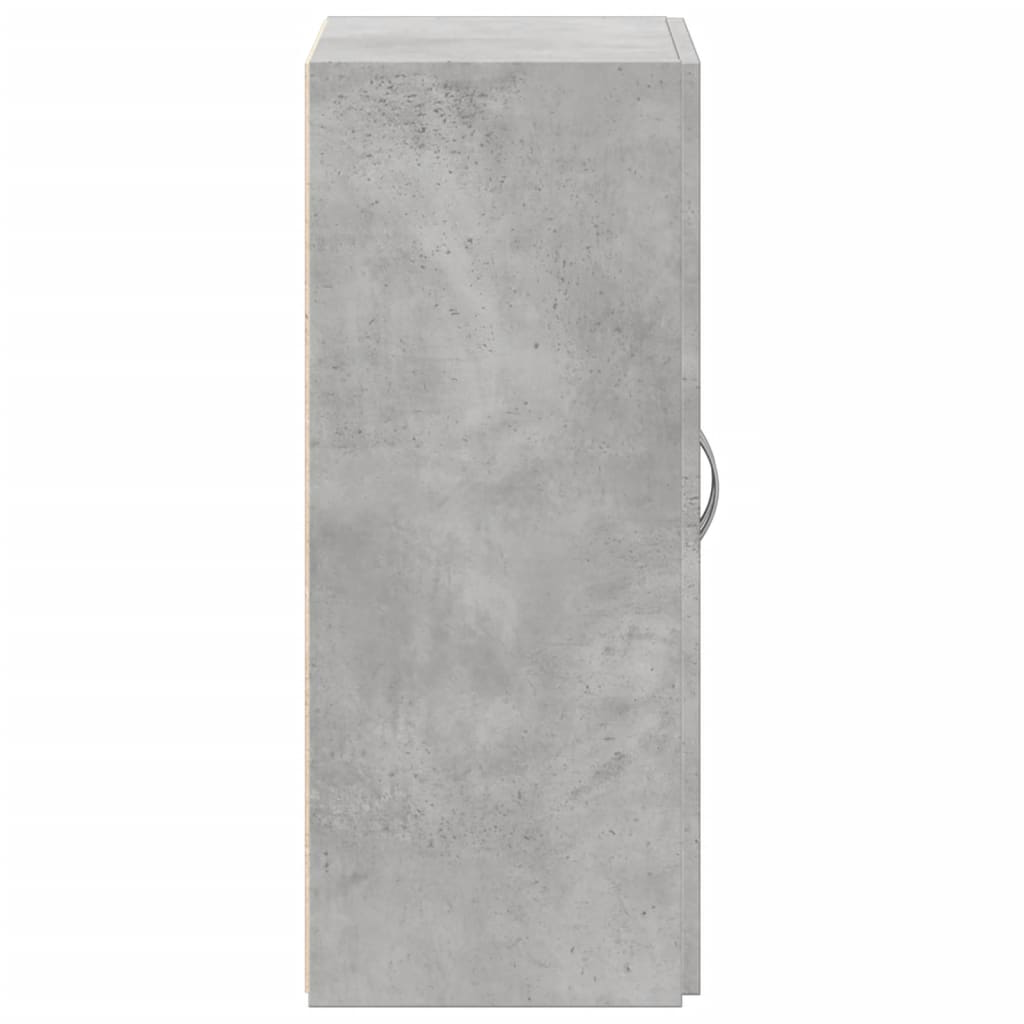 File Cabinet Concrete Grey 60x32x77.5 cm Engineered Wood