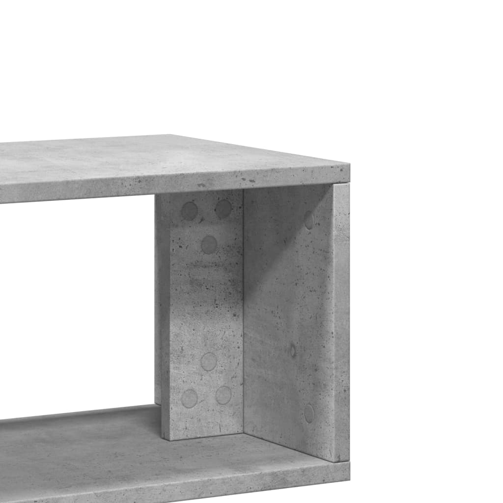 TV Cabinets 2 pcs Concrete Grey 100x30x50 cm Engineered Wood