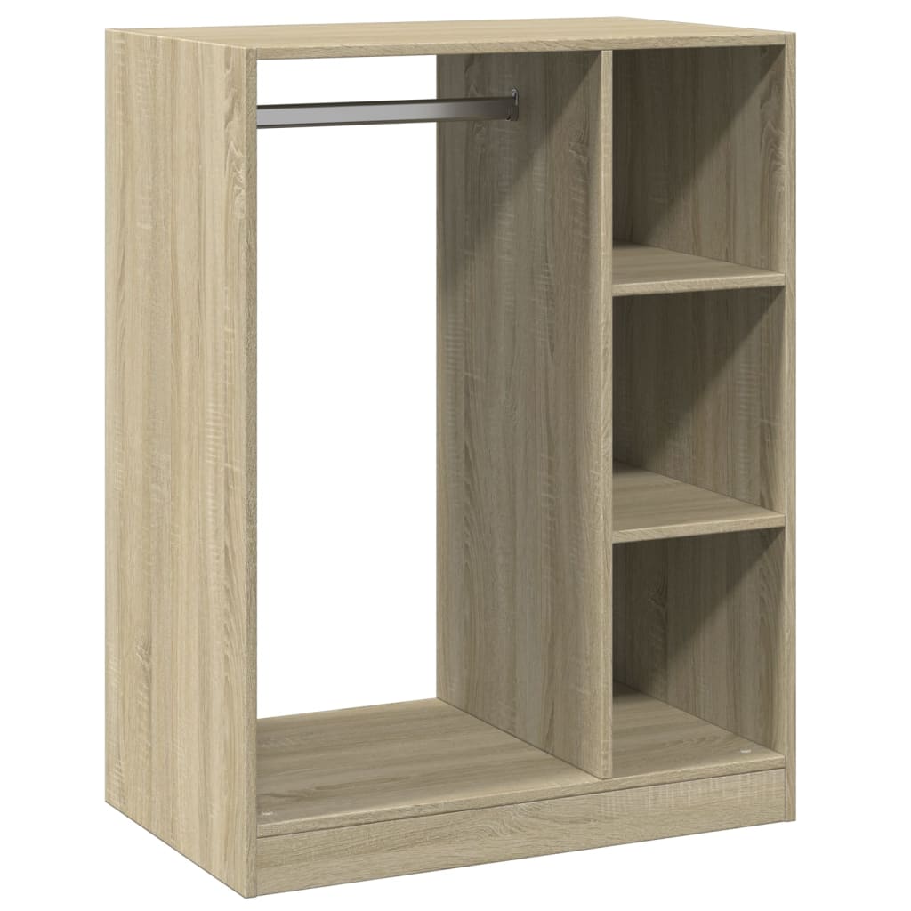 Wardrobe Sonoma Oak 77x48x102 cm Engineered Wood