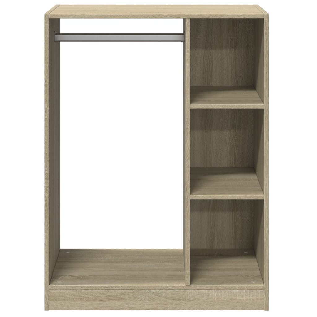 Wardrobe Sonoma Oak 77x48x102 cm Engineered Wood