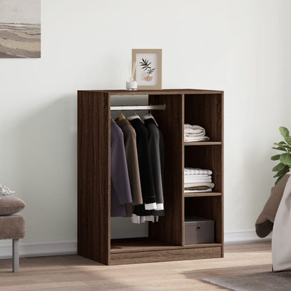 Wardrobe Brown Oak 77x48x102 cm Engineered Wood