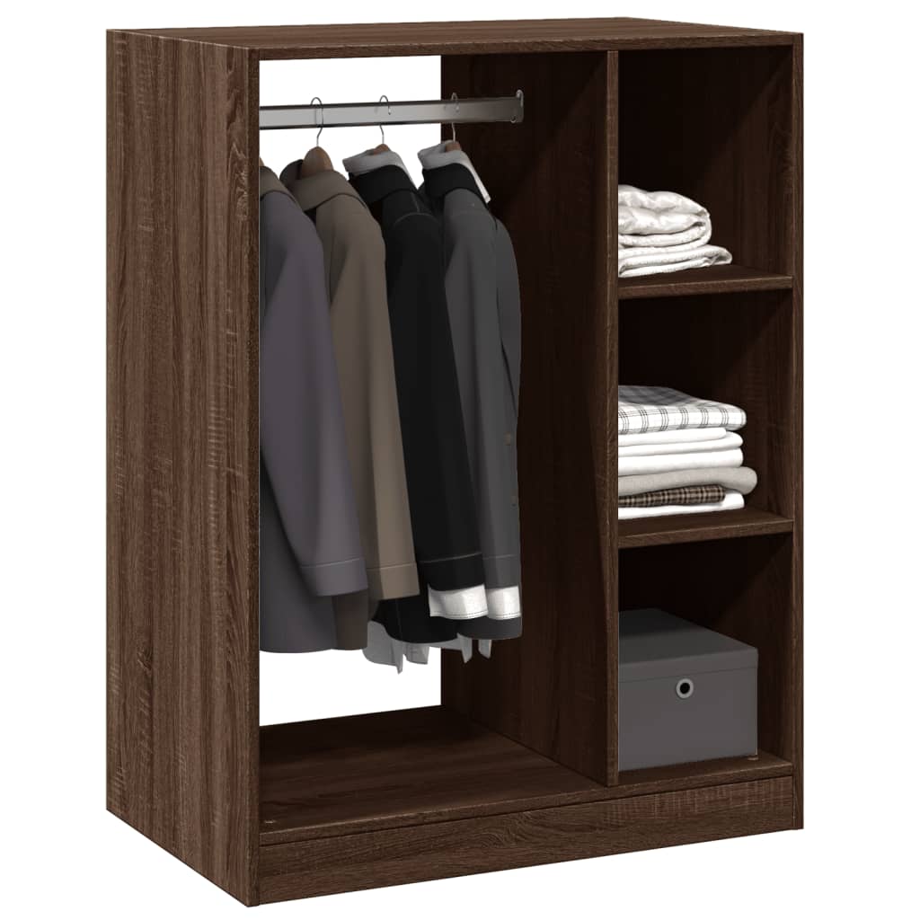 Wardrobe Brown Oak 77x48x102 cm Engineered Wood