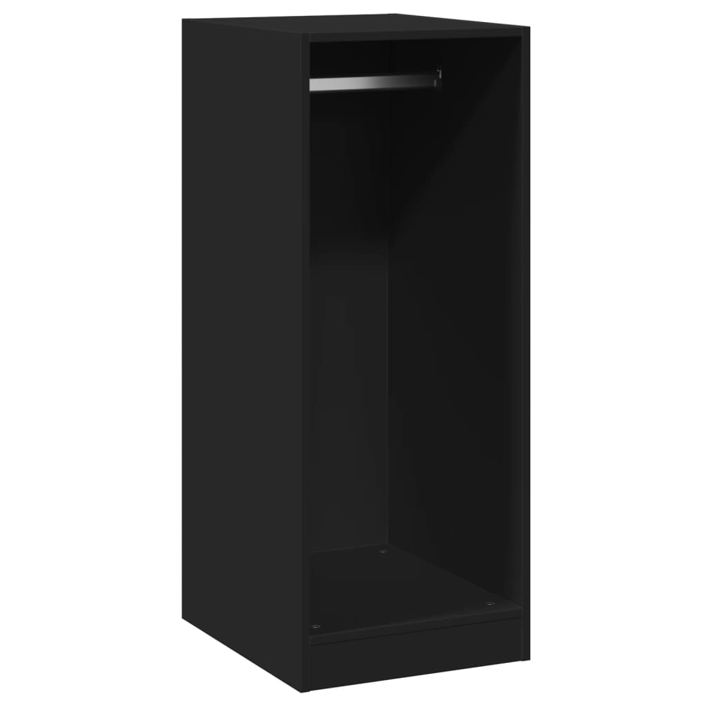 Wardrobe Black 48x41x102 cm Engineered Wood