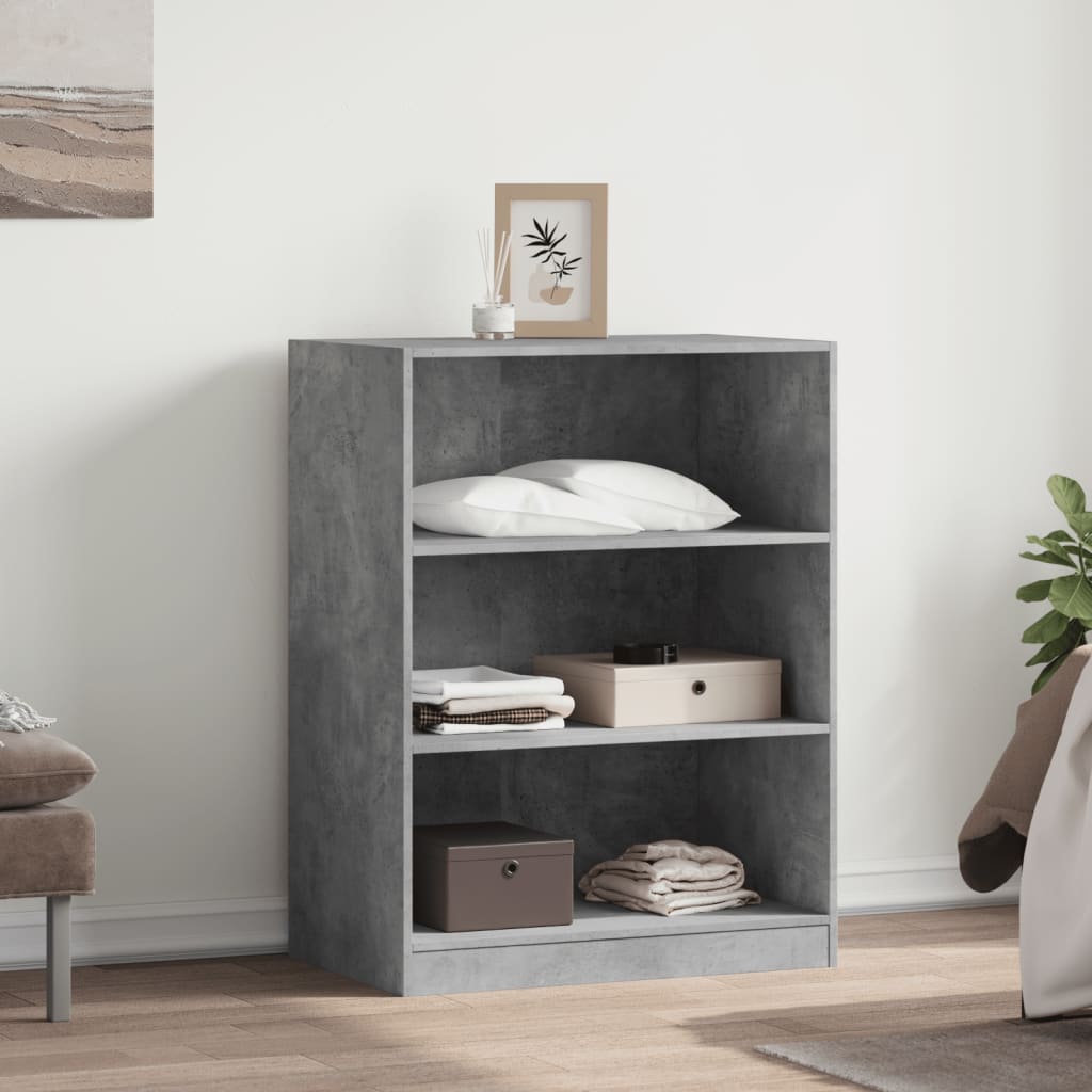 Wardrobe Concrete Grey 77x48x102 cm Engineered Wood