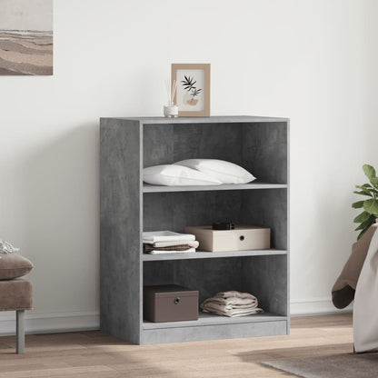 Wardrobe Concrete Grey 77x48x102 cm Engineered Wood