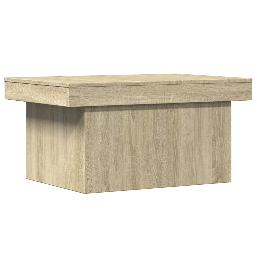 Coffee Table Sonoma Oak 80x55x40 cm Engineered Wood