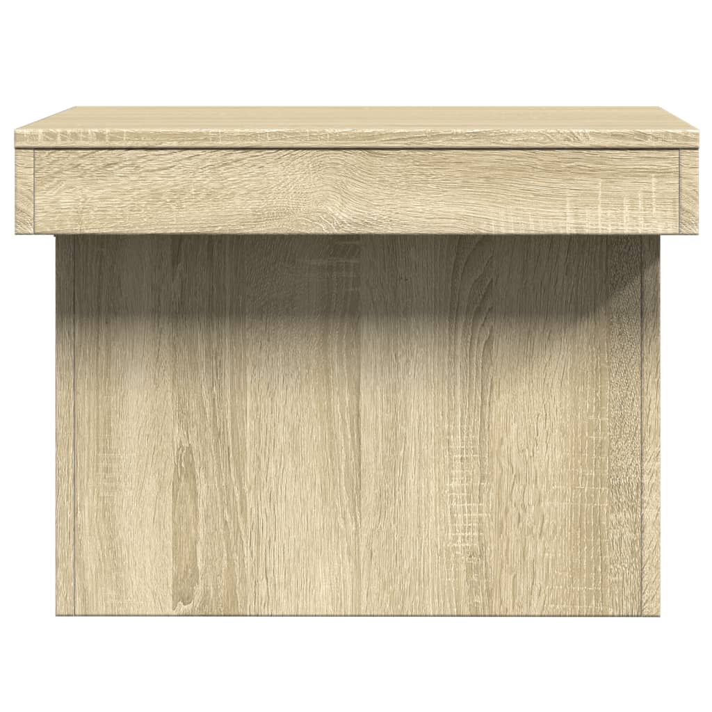 Coffee Table Sonoma Oak 80x55x40 cm Engineered Wood