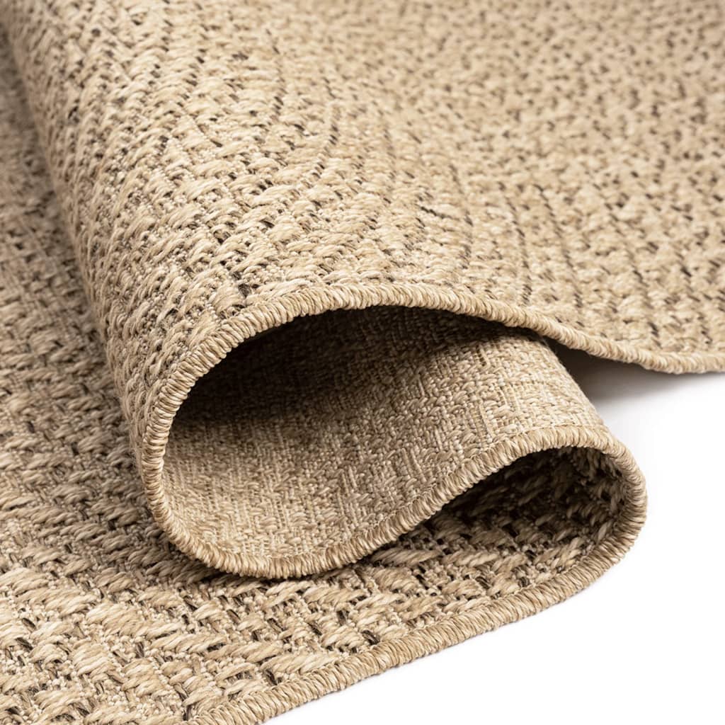 Rug ZIZUR 100x200 cm Jute Look Indoor and Outdoor