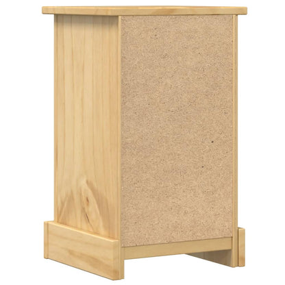 Bedside Cabinet Corona 35x32.5x58 cm Solid Wood Pine