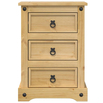 Bedside Cabinet Corona 45x35x64 cm Solid Wood Pine