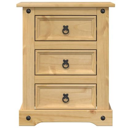 Bedside Cabinet Corona 53x39x66 cm Solid Wood Pine