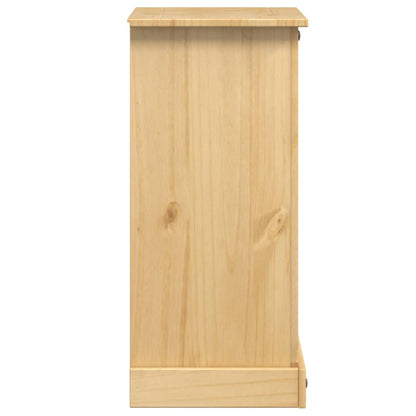 Bedside Cabinet Corona 53x39x84 cm Solid Wood Pine