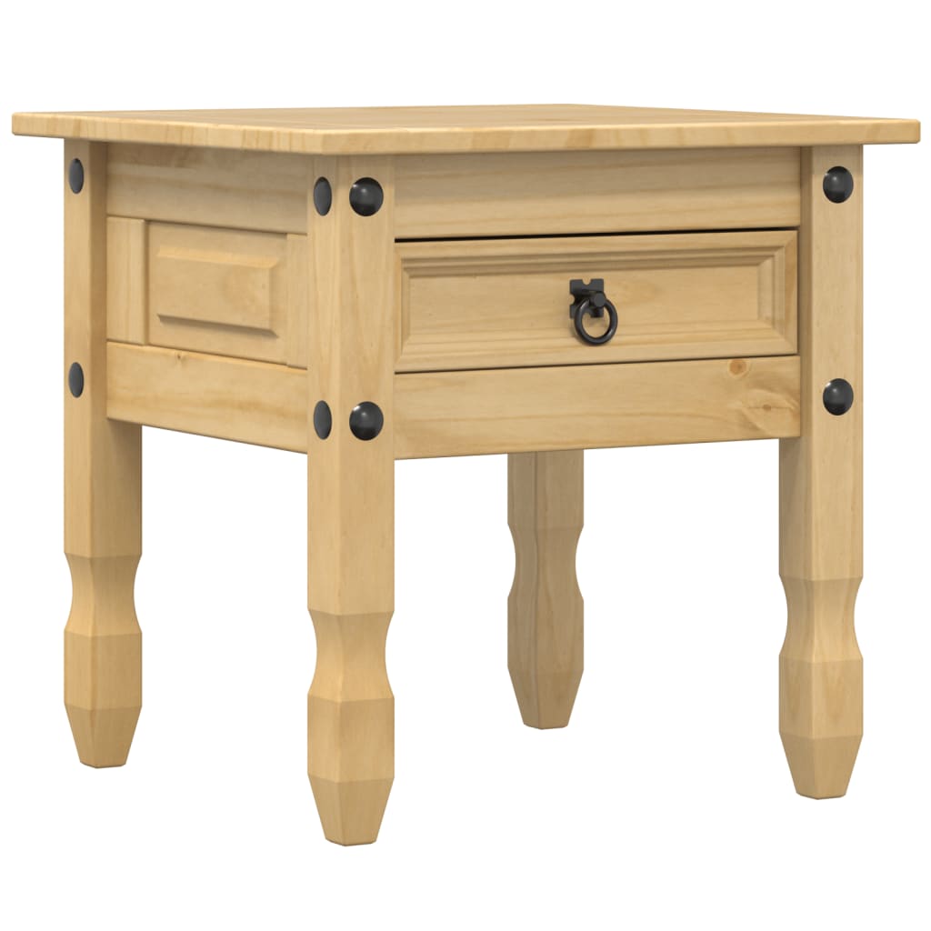 Side Table Corona 50x50x50 cm Solid Wood Pine