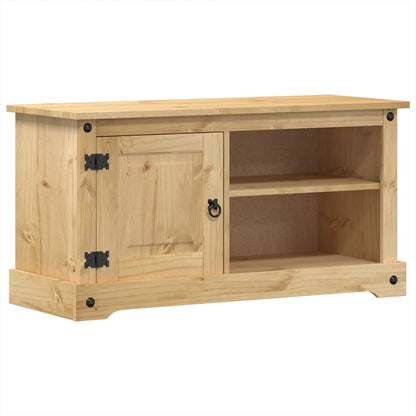 TV Cabinet Corona 100x37x52 cm Solid Wood Pine