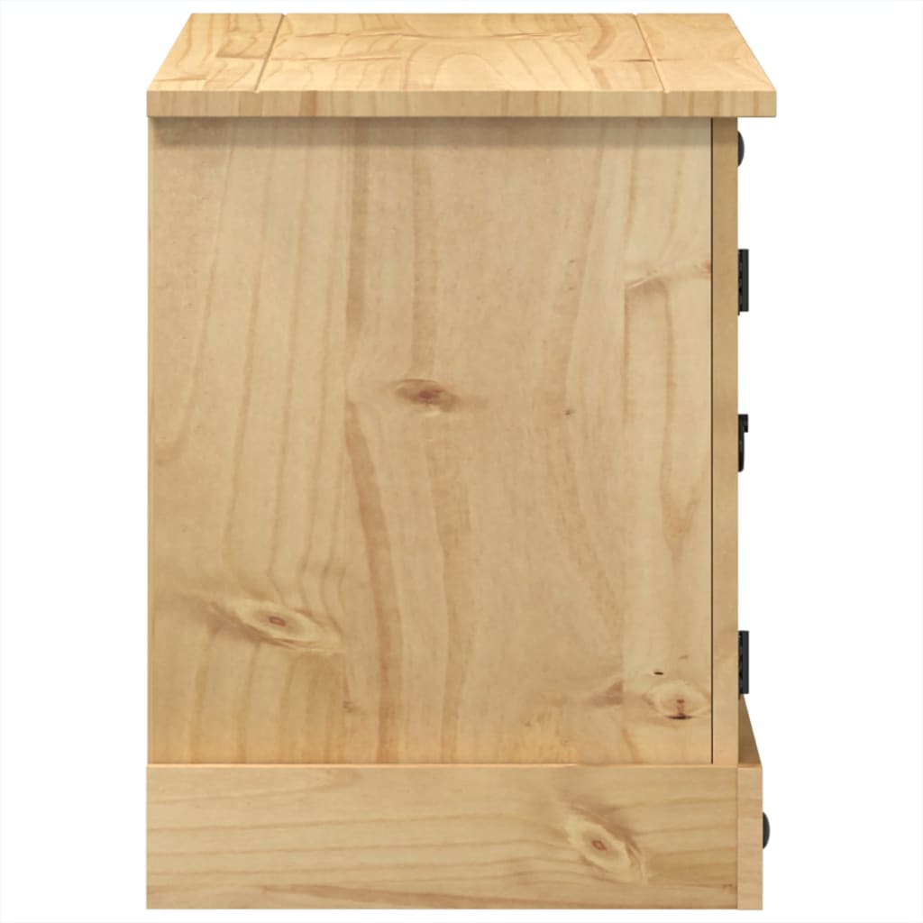 TV Cabinet Corona 100x37x52 cm Solid Wood Pine