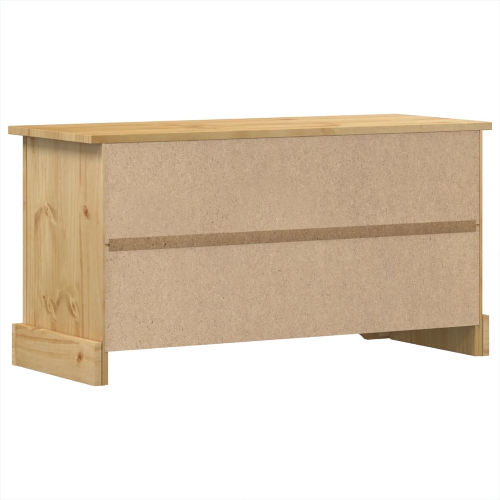 TV Cabinet Corona 100x40x52 cm Solid Wood Pine