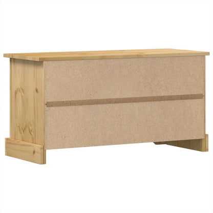 TV Cabinet Corona 100x40x52 cm Solid Wood Pine