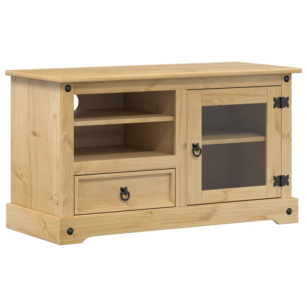 TV Cabinet Corona 100x45x58 cm Solid Wood Pine